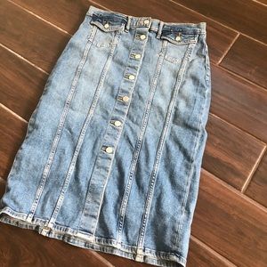 Gap jean skirt